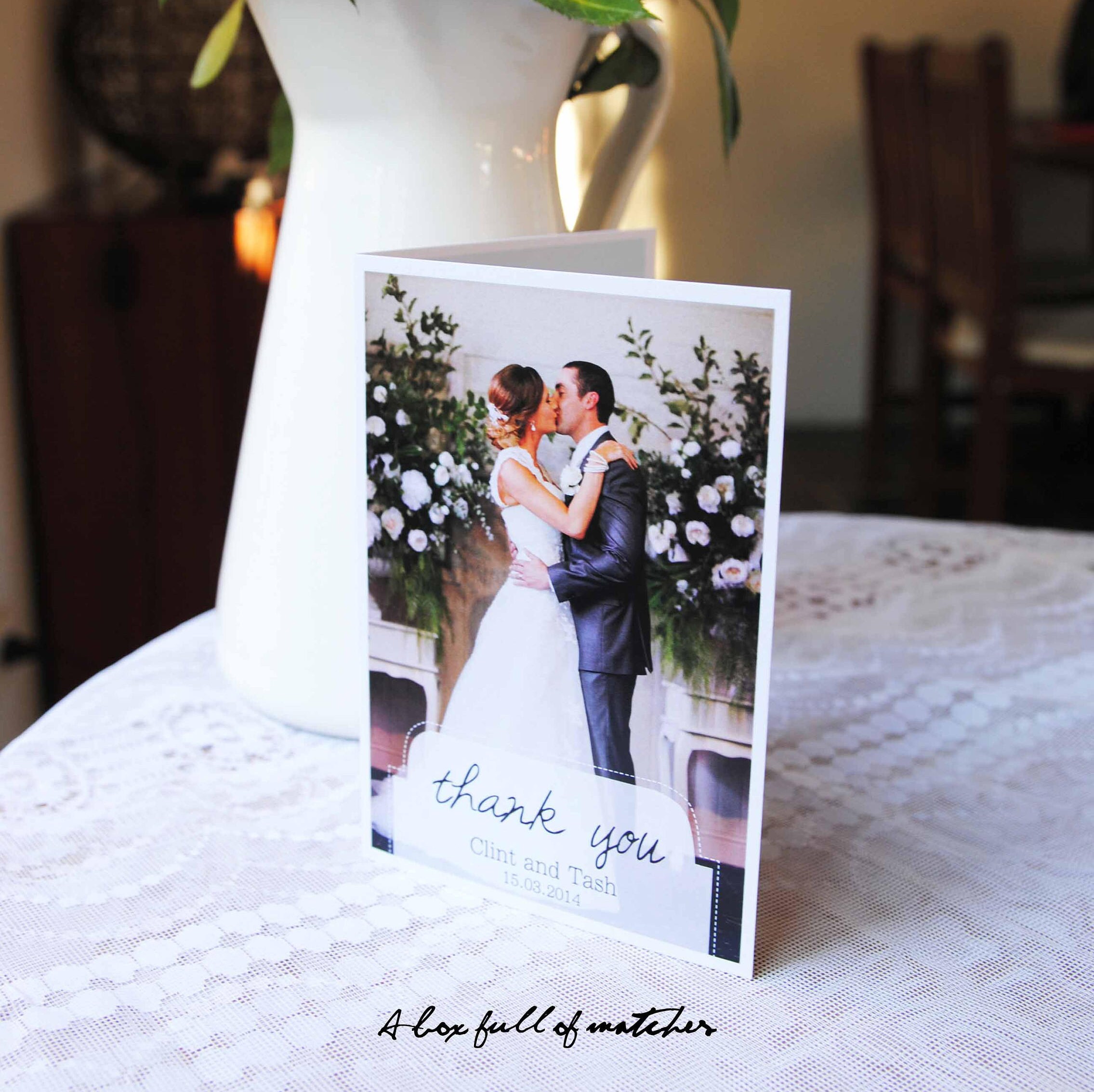 Wedding Thank You Cards Etsy