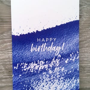 DYI imprimindo cartão de feliz aniversário - cartão dobrado A6 - para impressão