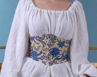Floral Waist Belt Corset Fantasy, Medieval Renaissance Costume Accessories Dutch 2034