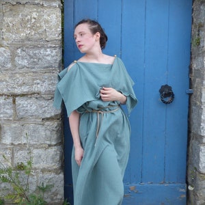 期間限定キャンペーン Tunic Greek Unisex Linen Coloured Historical Ancient Costume トップス