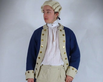 Hamilton Cosplay 18th Century Military Jacket Musical Costume Recreation
