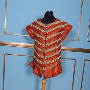 Pre loved Kids Orange Fancy Dress Doublet