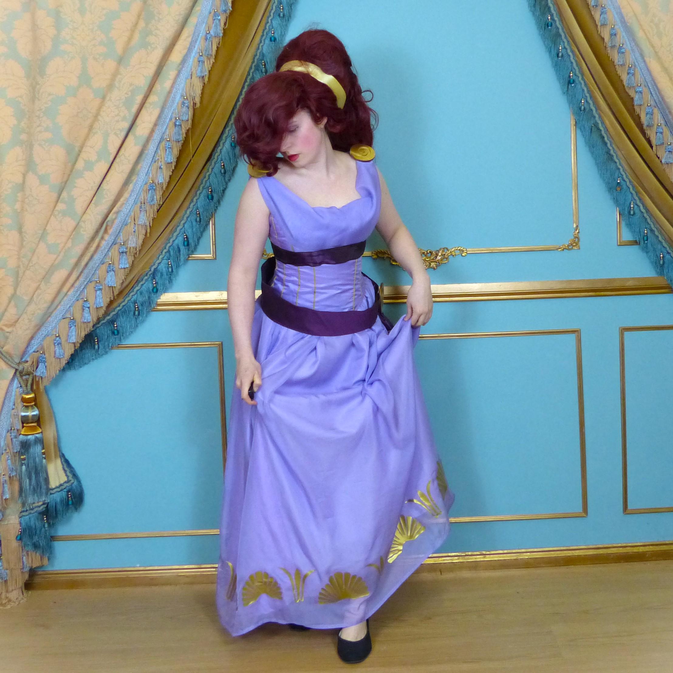 メグにインスパイアされたコスプレ衣装 ディズニー ギリシャ