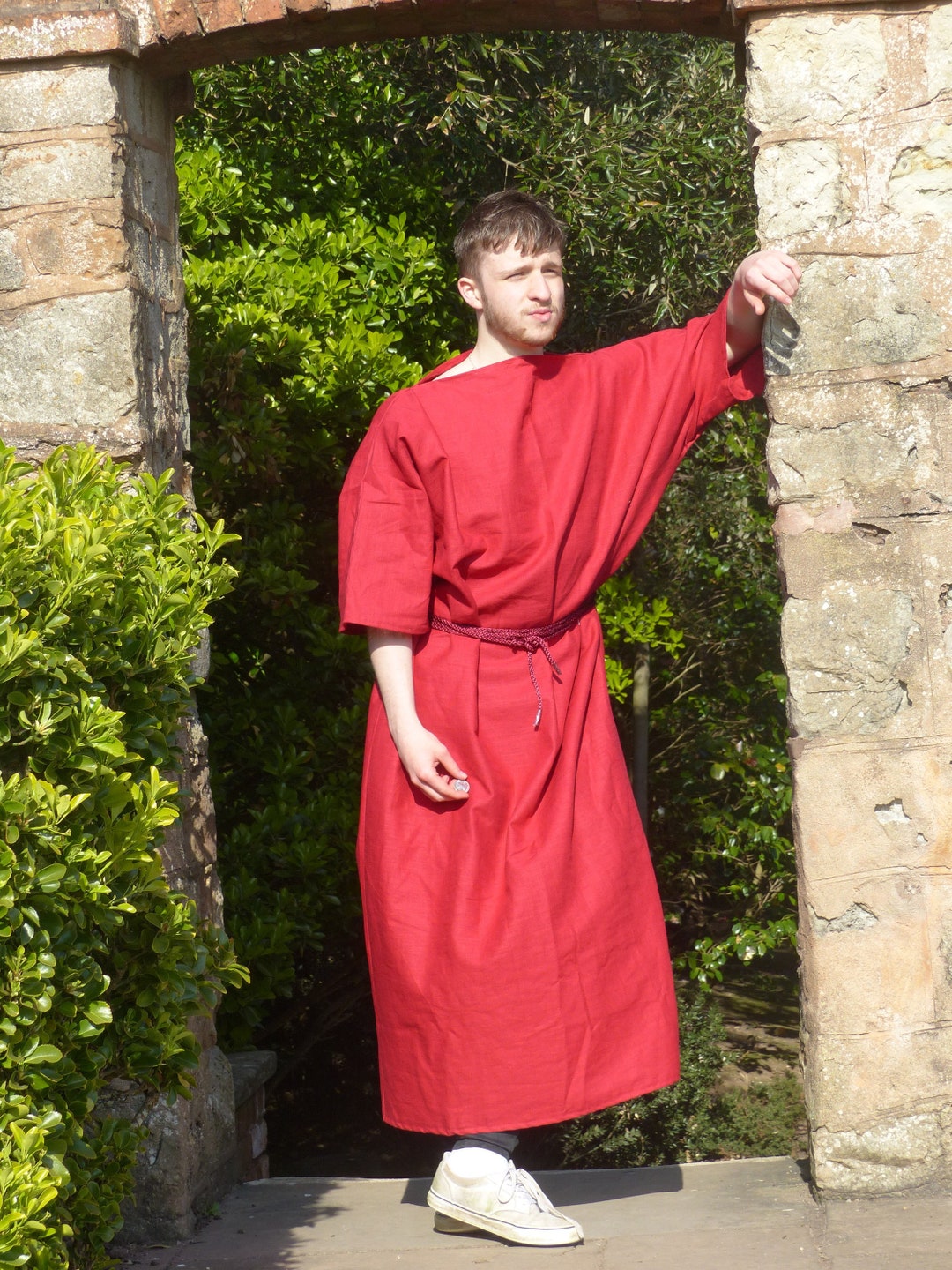 Coloured Linen Unisex Roman Tunic Historical Costume Ancient Rome - Etsy