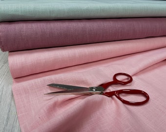 100% Enzyme Washed Linen Fabric With several Colour Options