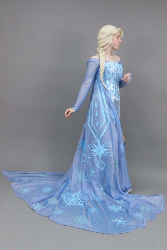Elsa Inspired Cosplay Let It Go Frozen 1 Costume Princess Ice - Etsy