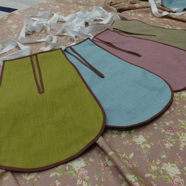 18th Century Coloured Basic Pockets Tied At Waist Lady's Historical Undergarments and Accessories