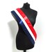 Le Mis French Revolution Red, White and Blue Sash Costume Accessory Laser Cut Fancy Dress Liberty or Death 