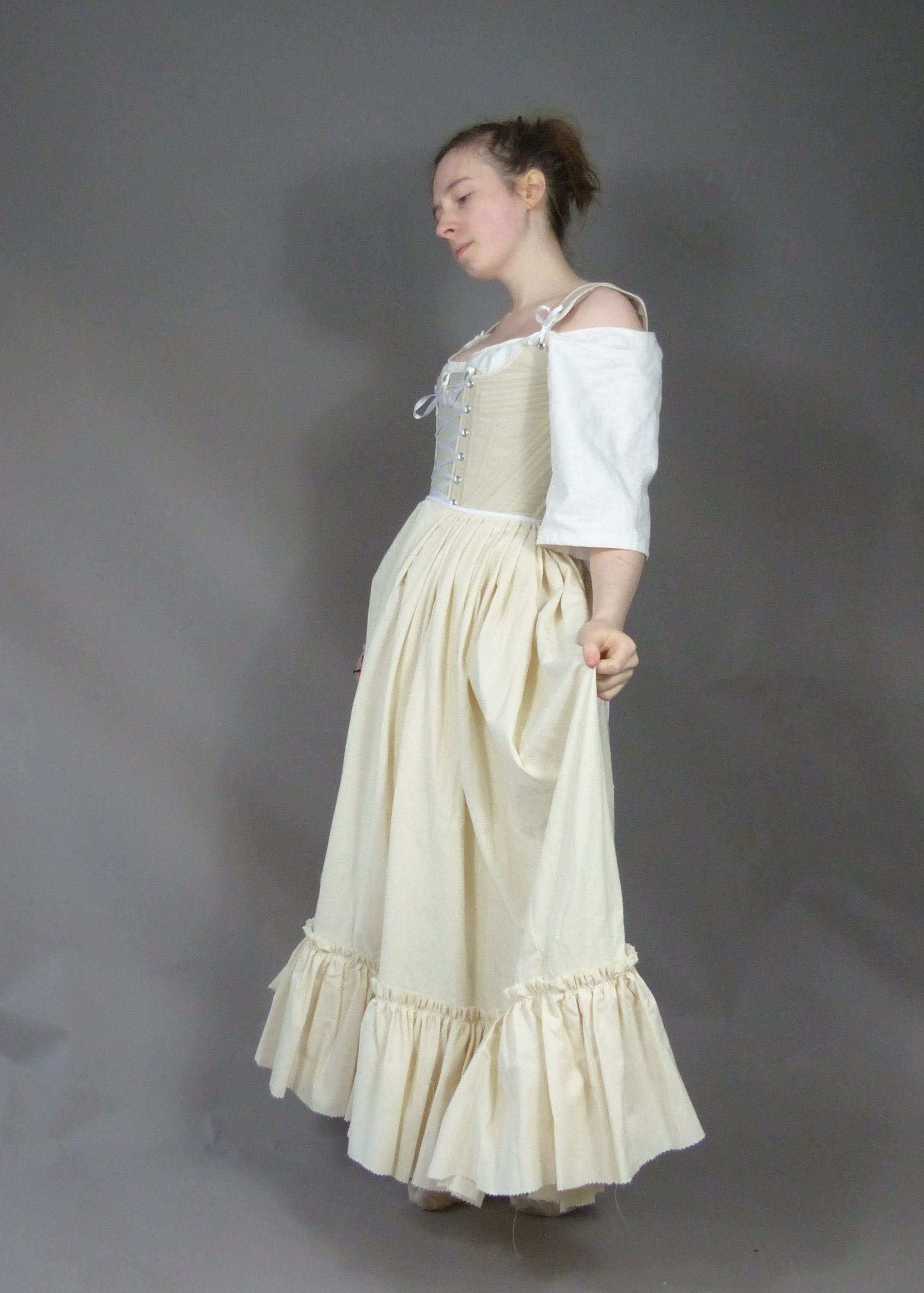 linen underskirt