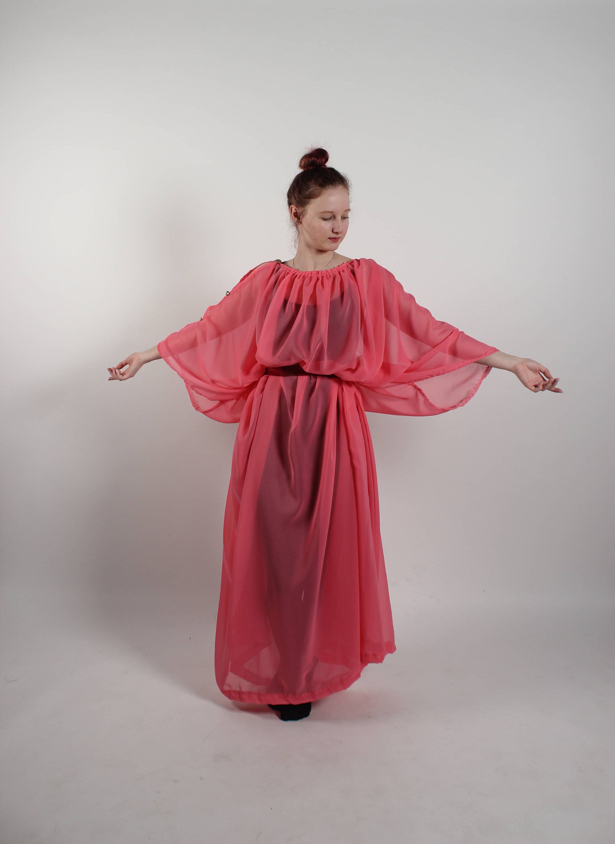 Ancient Greek Women Chiton Tunic in Chiffon Historical Fantasy - Etsy Norway