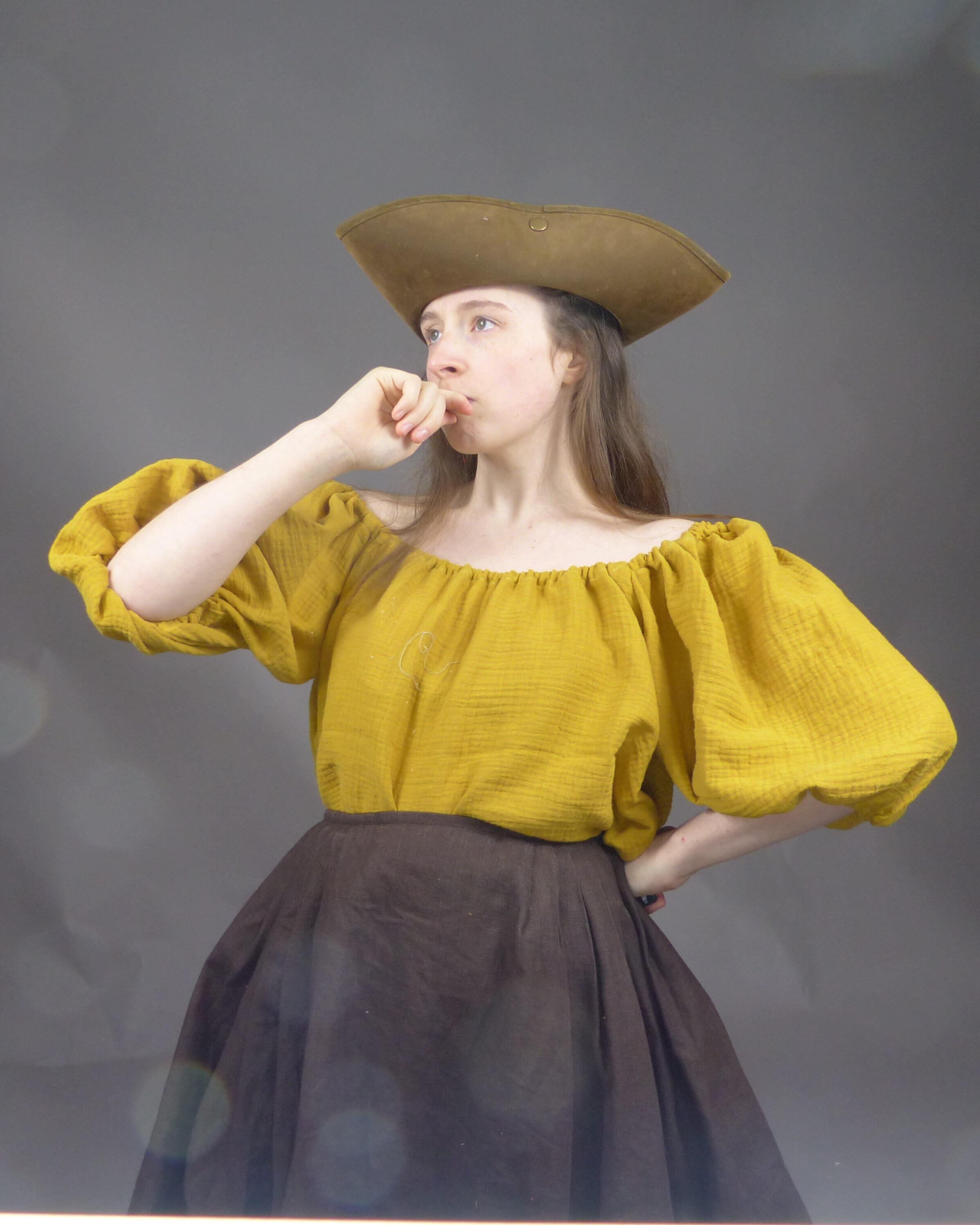 Linen peasant sales top