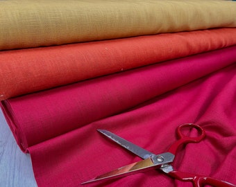 100% Enzyme Washed Linen Fabric With several Colour Options