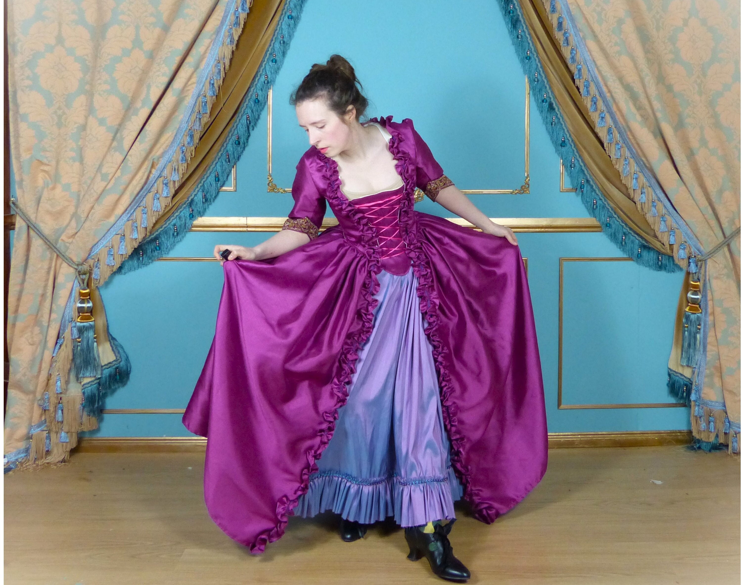 modern sack back dress Crafting a Historical Sack Back Gown in 4 Days