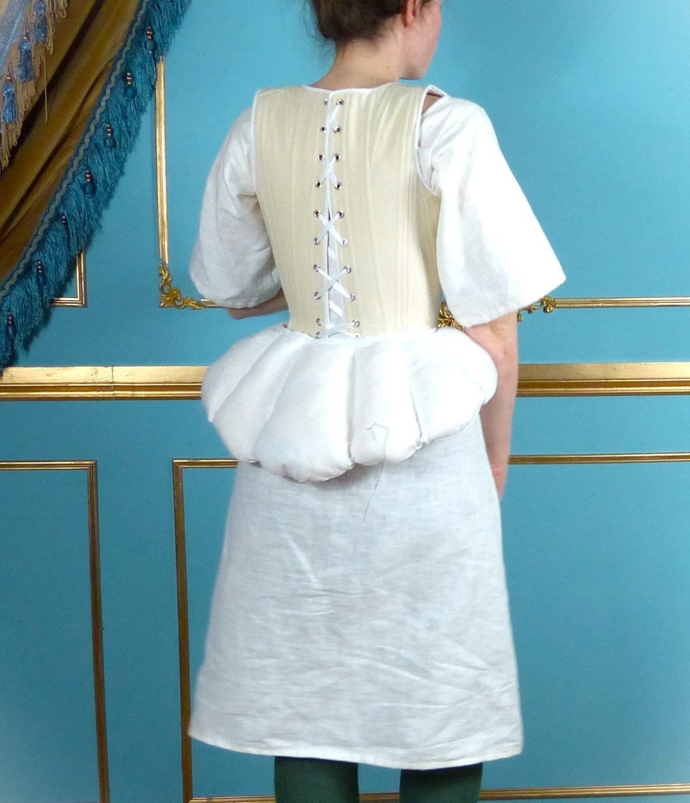 Linen 18th Century Segment Crescent Bum Roll / Hip Pad Undergarments ...