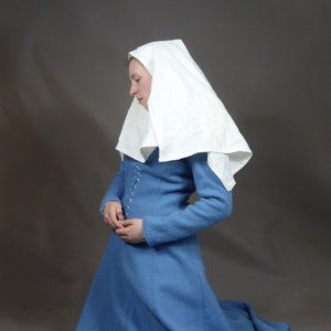 Woolen Front Laced Medieval Kirtle Historical 14th Century Costume Reenactment