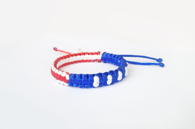AUSTRALIA Flag Knotted Bracelet Etsy