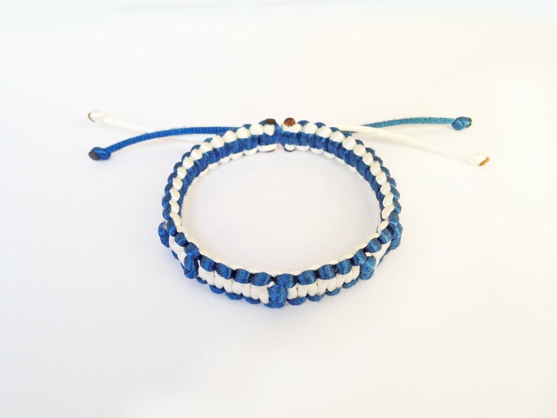 HONDURAS Flag Knotted Bracelet Etsy