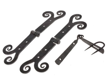 Forged Medieval Hinge with rolled ends - [16 Schar-Set Ma/ H1 E-8]