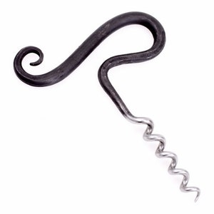 Iron forged corkscrew / bottle opener- [16 KorZieh / H1 C-4]