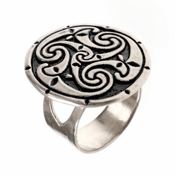 Finger Ring "Triskelion" - [07 Ring Triskelion/ G2 B-5,6]