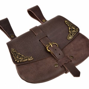 Early Medieval Belt Pouch - with mounts - [01 T-Frue B/ H3 C-2]