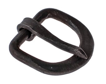 Boucle forgée - pour 1,5 cm de largeur - [16 Ei-S 15 / M4 A-3] (Boucle de ceinture en fer, Viking, Médiévale)