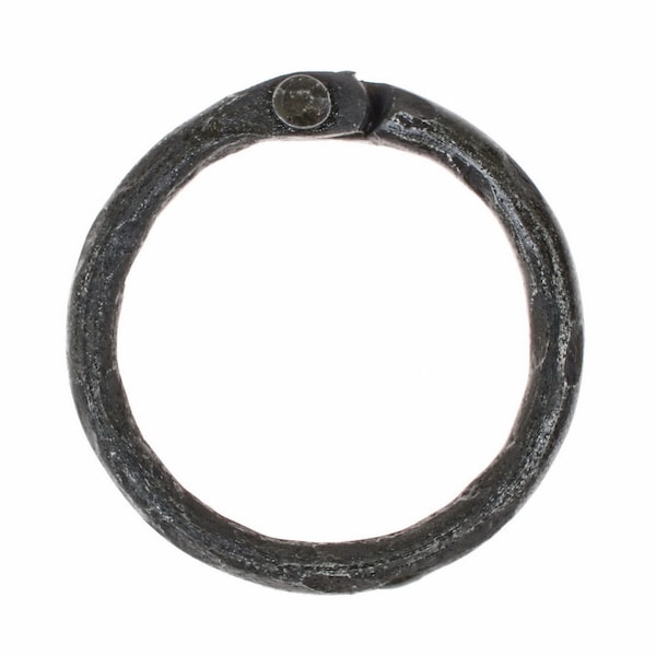 Hand-forged Iron ring - large - [16 Eis-Ring 3]