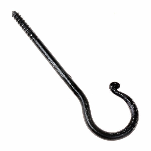 Forged screw hook with thread - [16 Schraub-Hak/ H1 C-6]