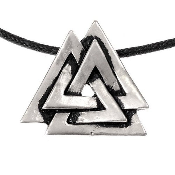 Valknut amulet / Odin's knot pendant [0 Walknut / G1 B-5]