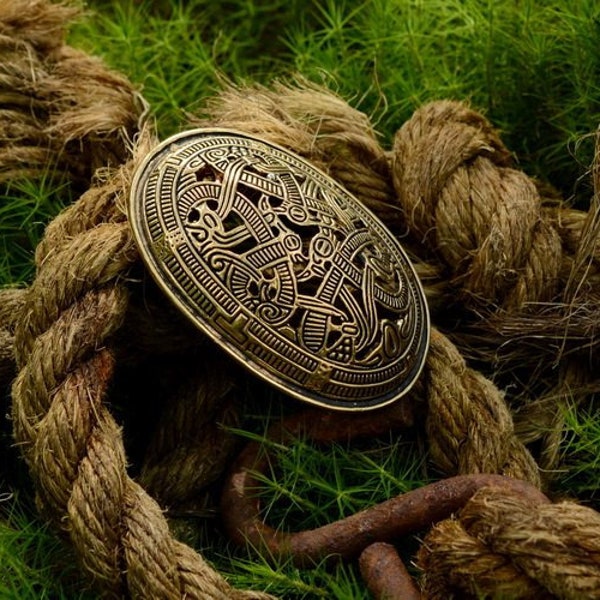 Viking Oval Brooch "Jelling" - [07 Ov 4 Jelling/ N1 A-1]