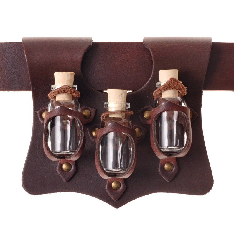 Potion Bottle Holder With 3 Vials 01 TRAHALT/ H4 B2 Etsy