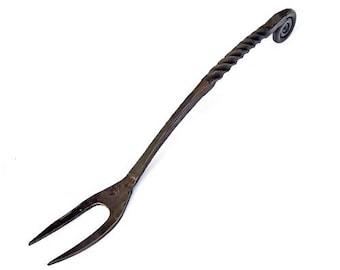 Hand forged Medieval Roast fork - [16 BraGa Ma/H2 B-1]