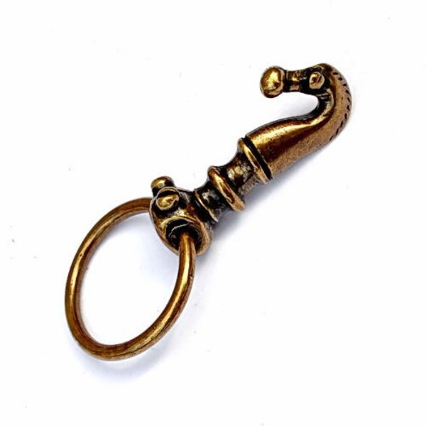 Celtic Belt Hook with Horse Head - [09 Gue-Hak Pferd/ M3 B-4]