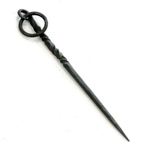 Ring needle - Dress pin Viking age made of iron - [16 Ringnadel / H1 B-6]