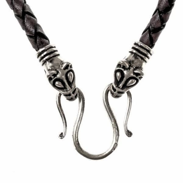 Viking Leather Cord "Wolf Head" - 50 - [07 LK Fossi 50 V/ H11 A-7]