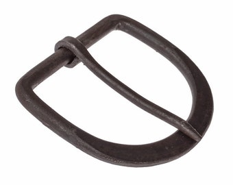 Gesmede gesp - voor riem van 4 cm - [16 Ei-S 4 / M4 A-3] (ijzeren gesp, middeleeuws, Viking)