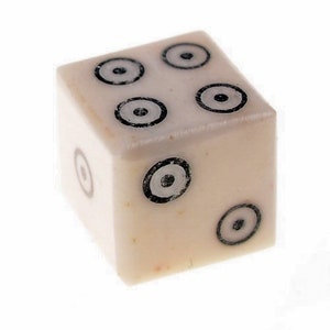 Medieval Bone Dice small 17 Wuerfel 1/ H8 A-5 zdjęcie 1