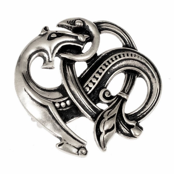 Broche de dragón medieval - [07 Br Dragon/ N1 C-6]