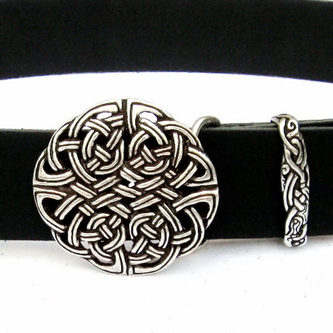 Leather-belt With Celtic Knot Work Buckle 10 Ke-bu 4 KK: - Etsy
