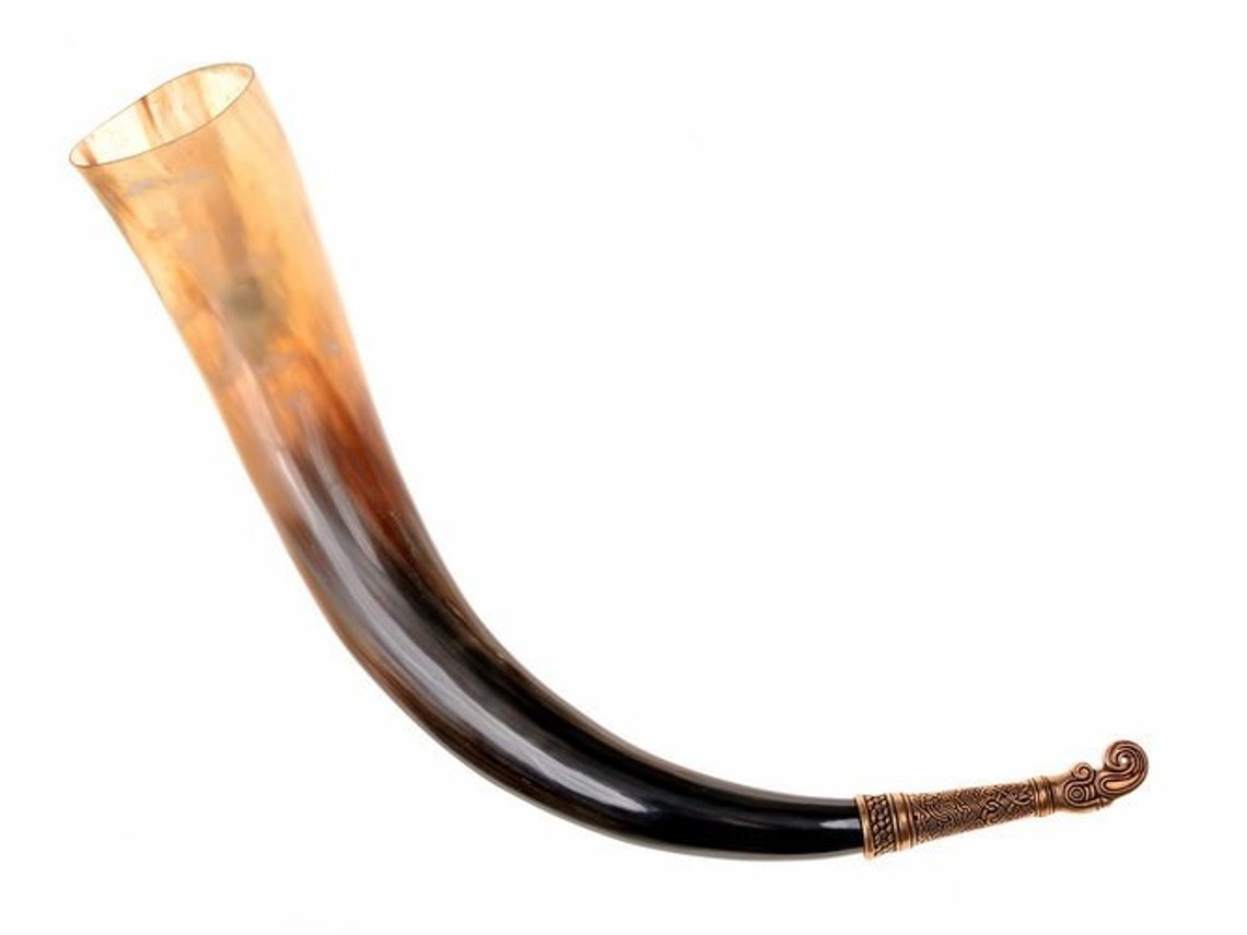AngloSaxon Drinking Horn Terminal 07 THE Angel/ N1 D1 Etsy
