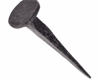 Hand Forged Medieval Nail - 5 x 1.5 cm - [16 Nagel 1F / H1 A-3]