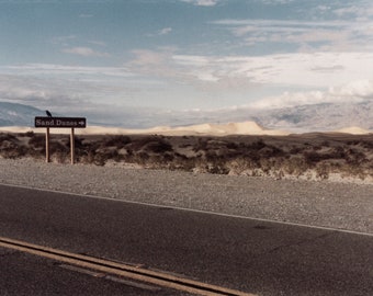 Crow and Sand Dunes, Death Valley