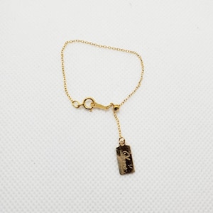 Adjustable Baby Bracelet - Baby Bracelet - Gold Baby Bracelet - 1st Baby Birthday - Baby girl-Newborn bracelet- grows with baby- Adjustable