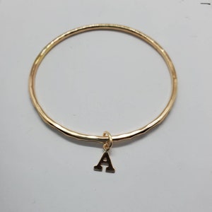 Crawler bangle bracelet- Baby Bracelet-Gold Baby Bangle Bracelet - 1st baby birthday present - stack them for baby girl - newborn gift