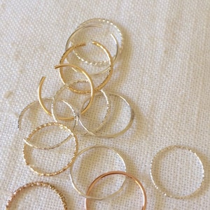 Toe Ring Yellow Gold fill Sterling Silver Toe Ring - Adjustable Toe Rings - Open Toe Ring - Stacking Toe Rings- Rings For Toes - twisted toe