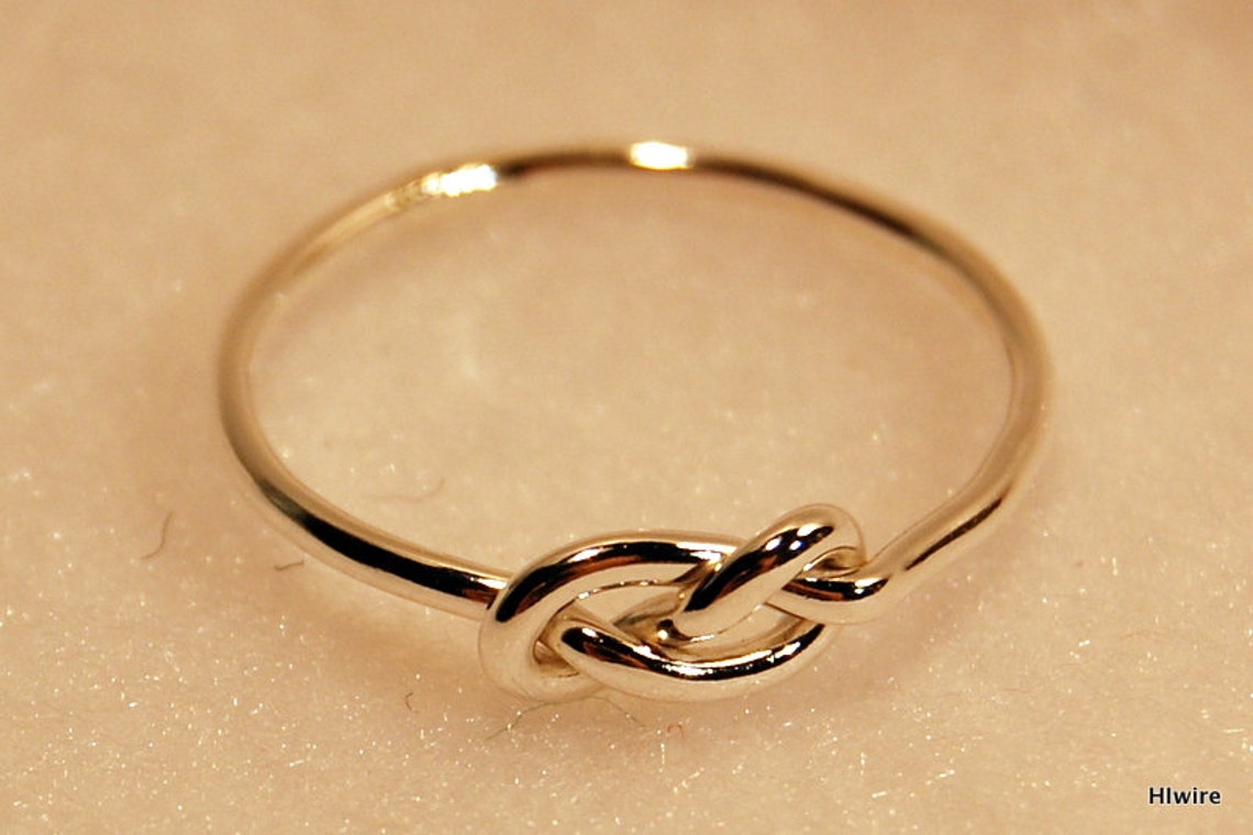 Infinity Knot Ring Infinity Ring Bridesmaid Jewelry - Etsy