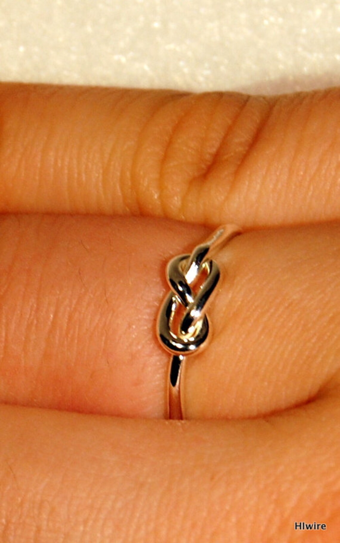 Infinity Knot Ring Infinity Ring Bridesmaid Jewelry Etsy