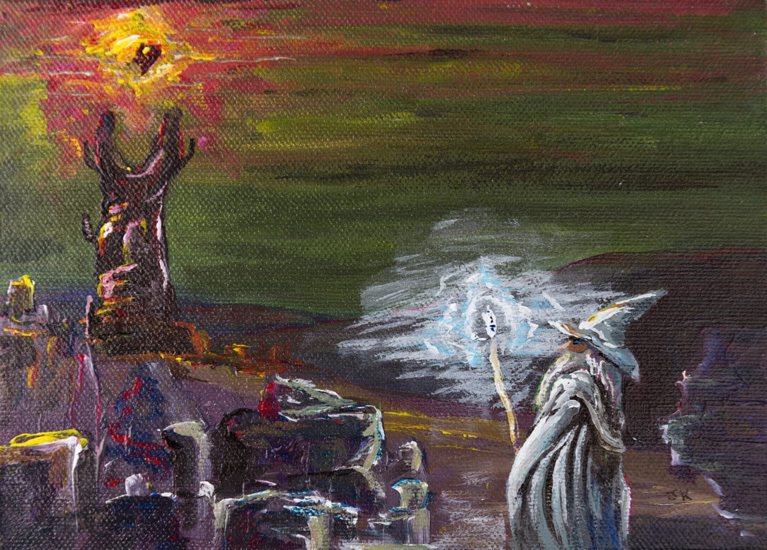 Fantasy Flight Games LOTR Art Card Sleeves - Eye Of Sauron (50 Pack) -  Used/Near Mint