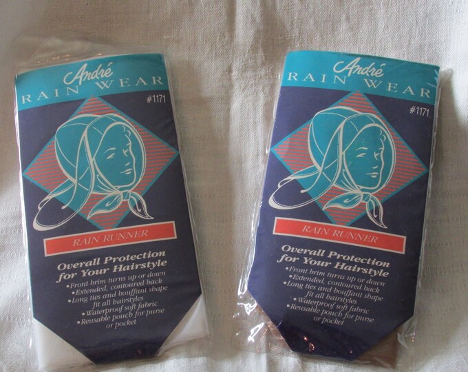 ANDRE RAIN WEAR Hairstyle Protector Waterproof Bouffant Shape Etsy