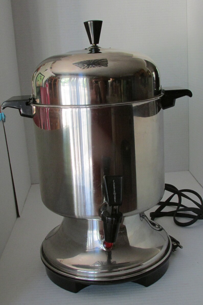 FARBERWARE COFFEE/PERCOLATOR Electric Buffet Urn Stainless Etsy